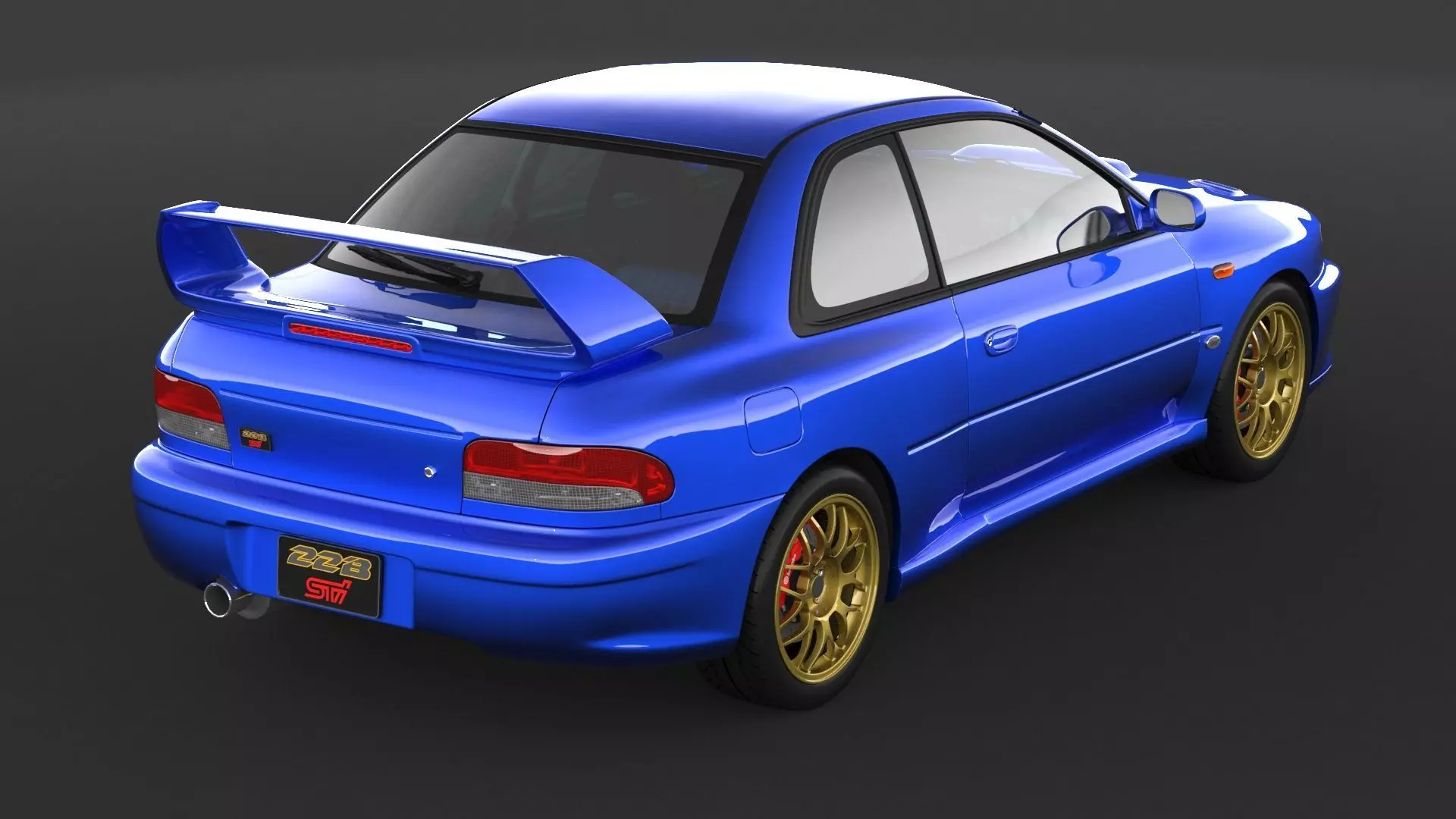 Subaru Impreza 22b STI 3D model_6
