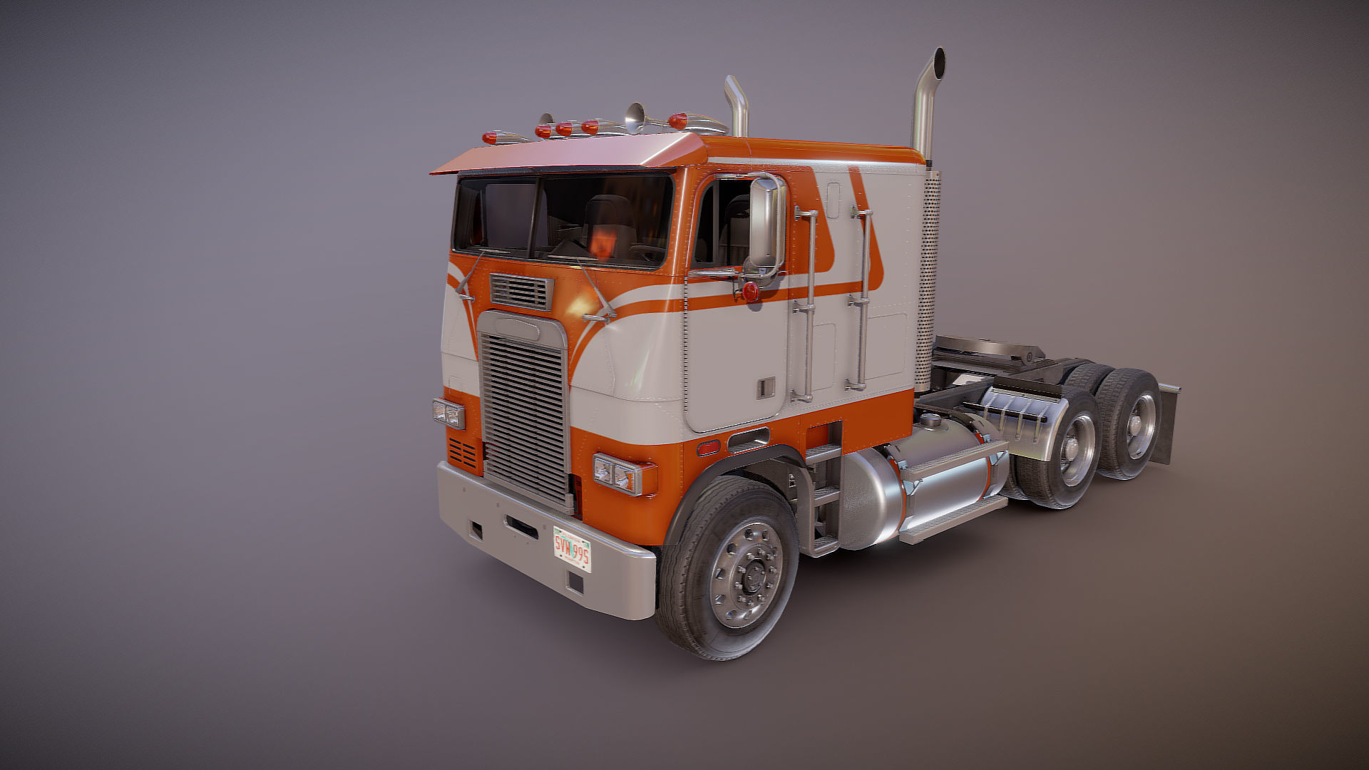 Freightliner FLT cabovers  3D Model Collection_22