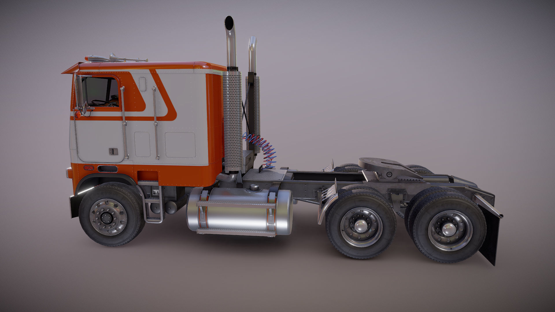 Freightliner FLT cabovers  3D Model Collection_23