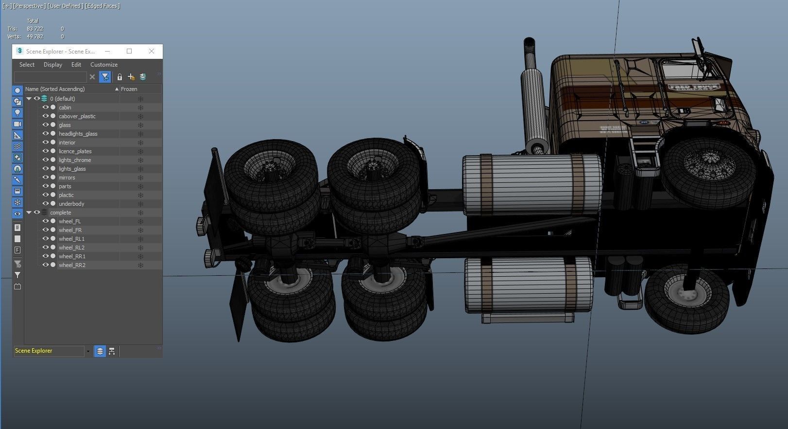 Freightliner FLT cabovers  3D Model Collection_31