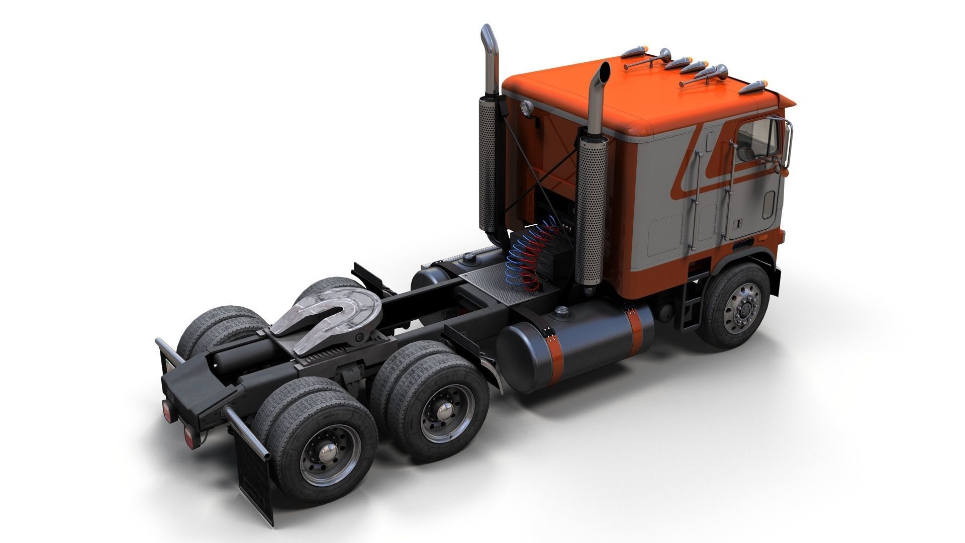 Freightliner FLT cabovers  3D Model Collection_11