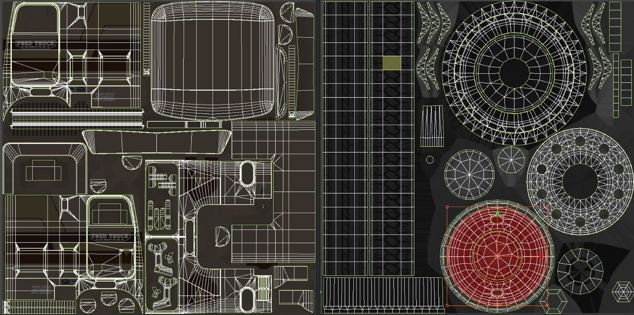 Freightliner FLT cabovers  3D Model Collection_37