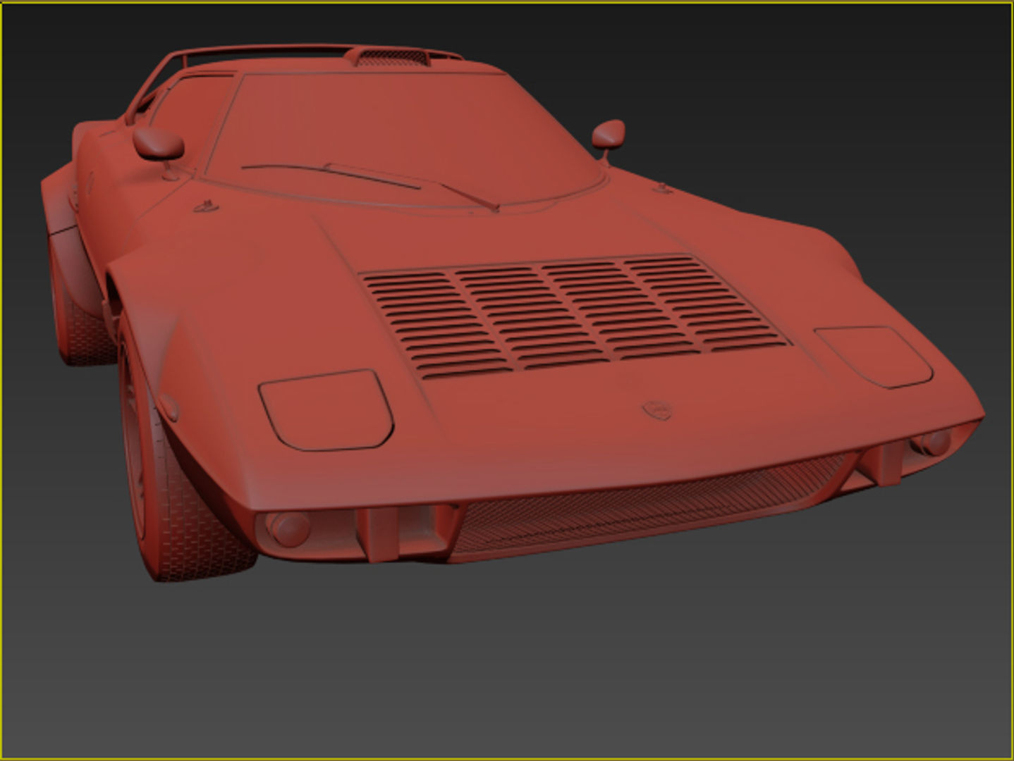 Lancia Stratos HF Rally  3D model_12