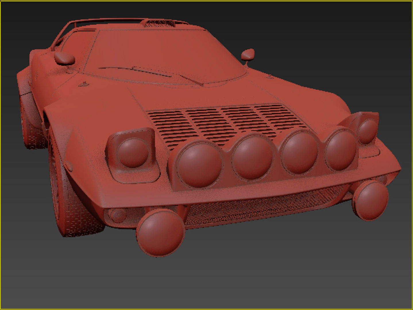 Lancia Stratos HF Rally  3D model_11