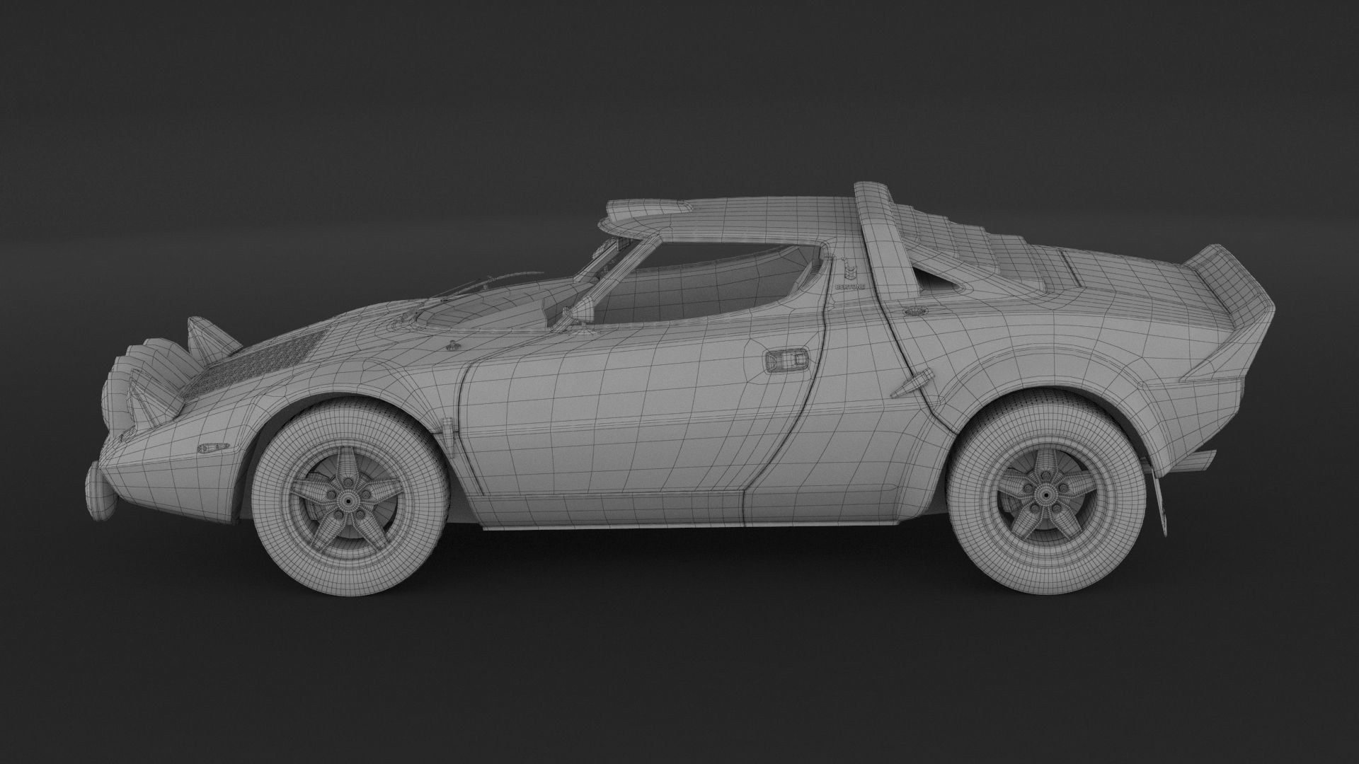 Lancia Stratos HF Rally  3D model_10