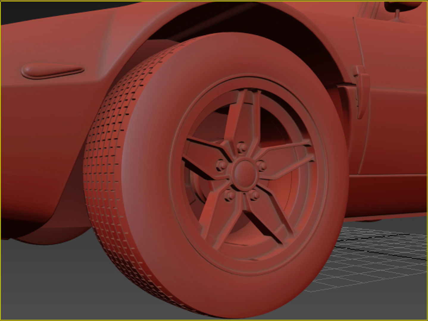 Lancia Stratos HF Rally  3D model_13