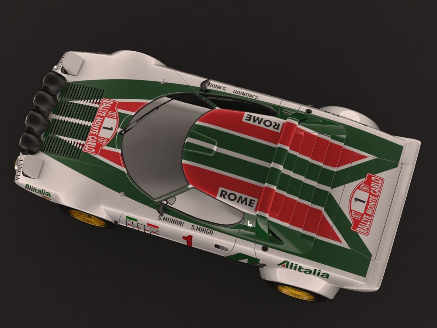 Lancia Stratos HF Rally  3D model_7