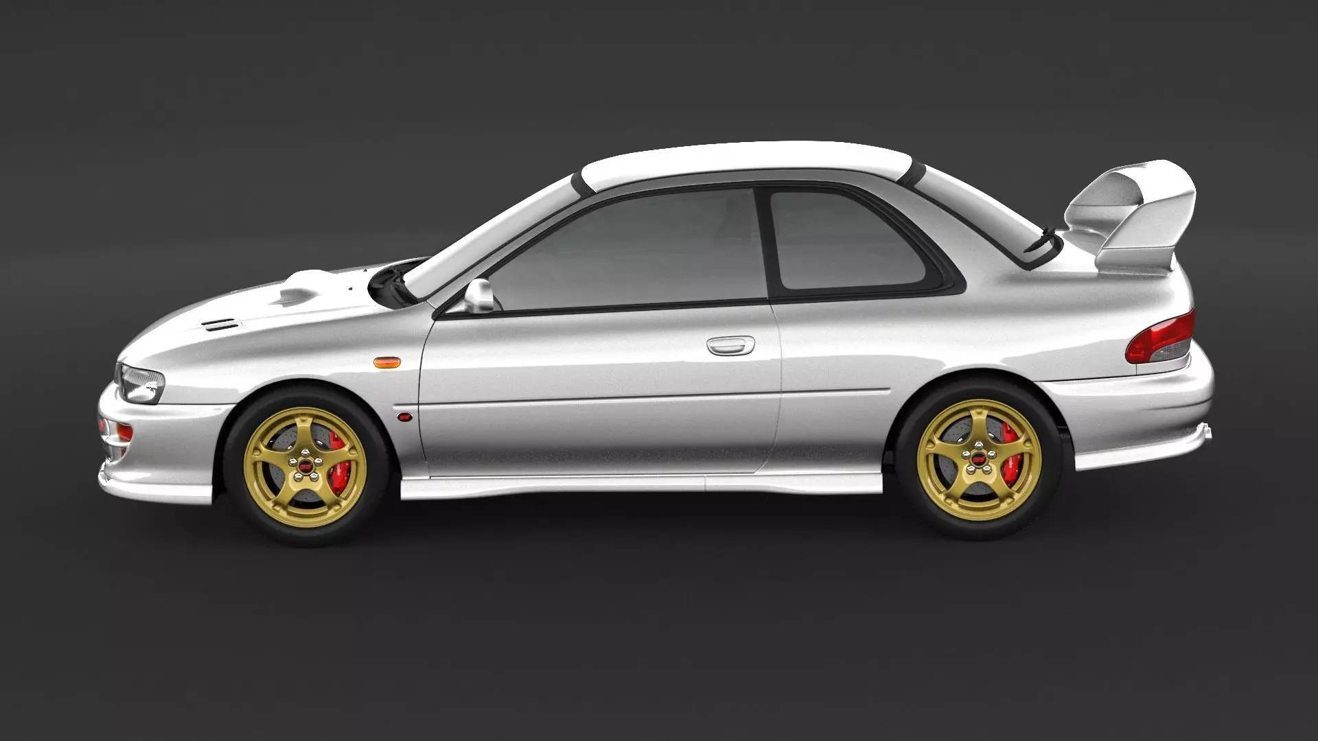 Subaru Impreza WRX STI 3D model_4
