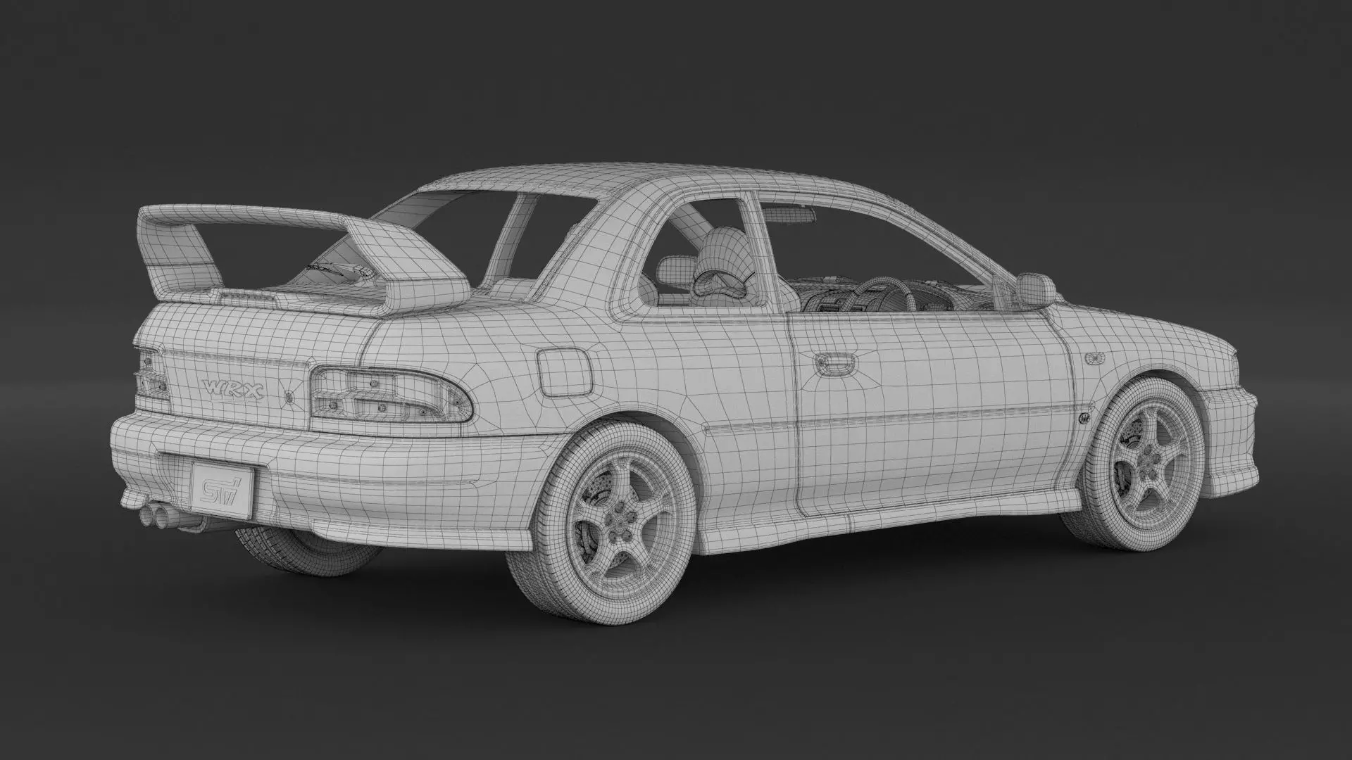 Subaru Impreza WRX STI 3D model_8