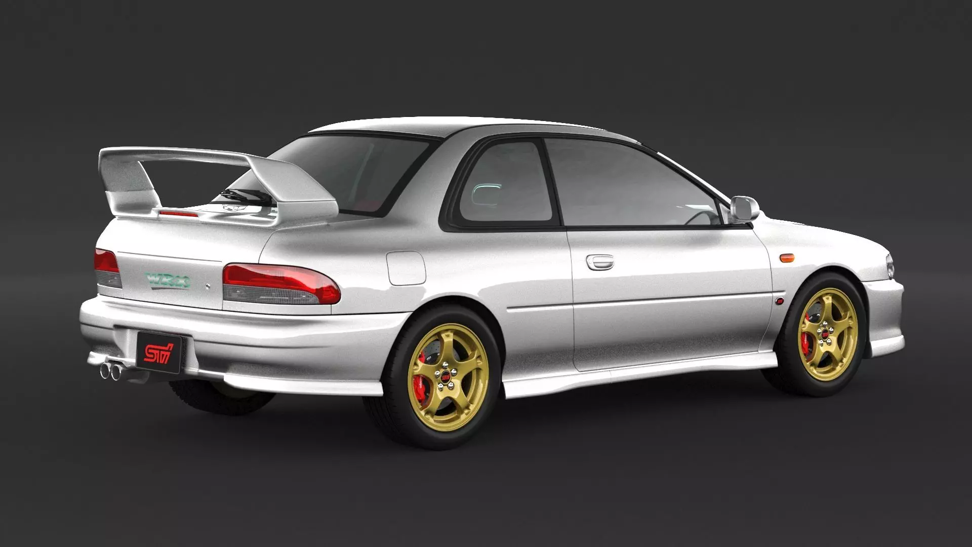 Subaru Impreza WRX STI 3D model_1