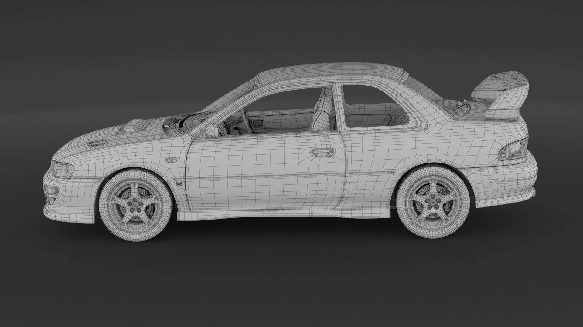 Subaru Impreza WRX STI 3D model_9