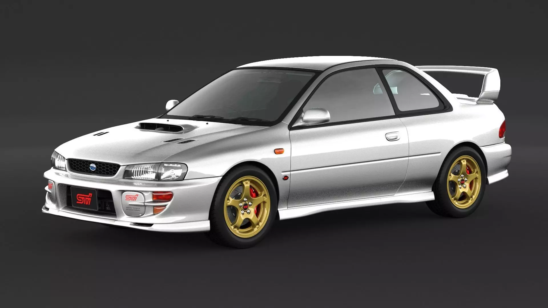 Subaru Impreza WRX STI 3D model_0