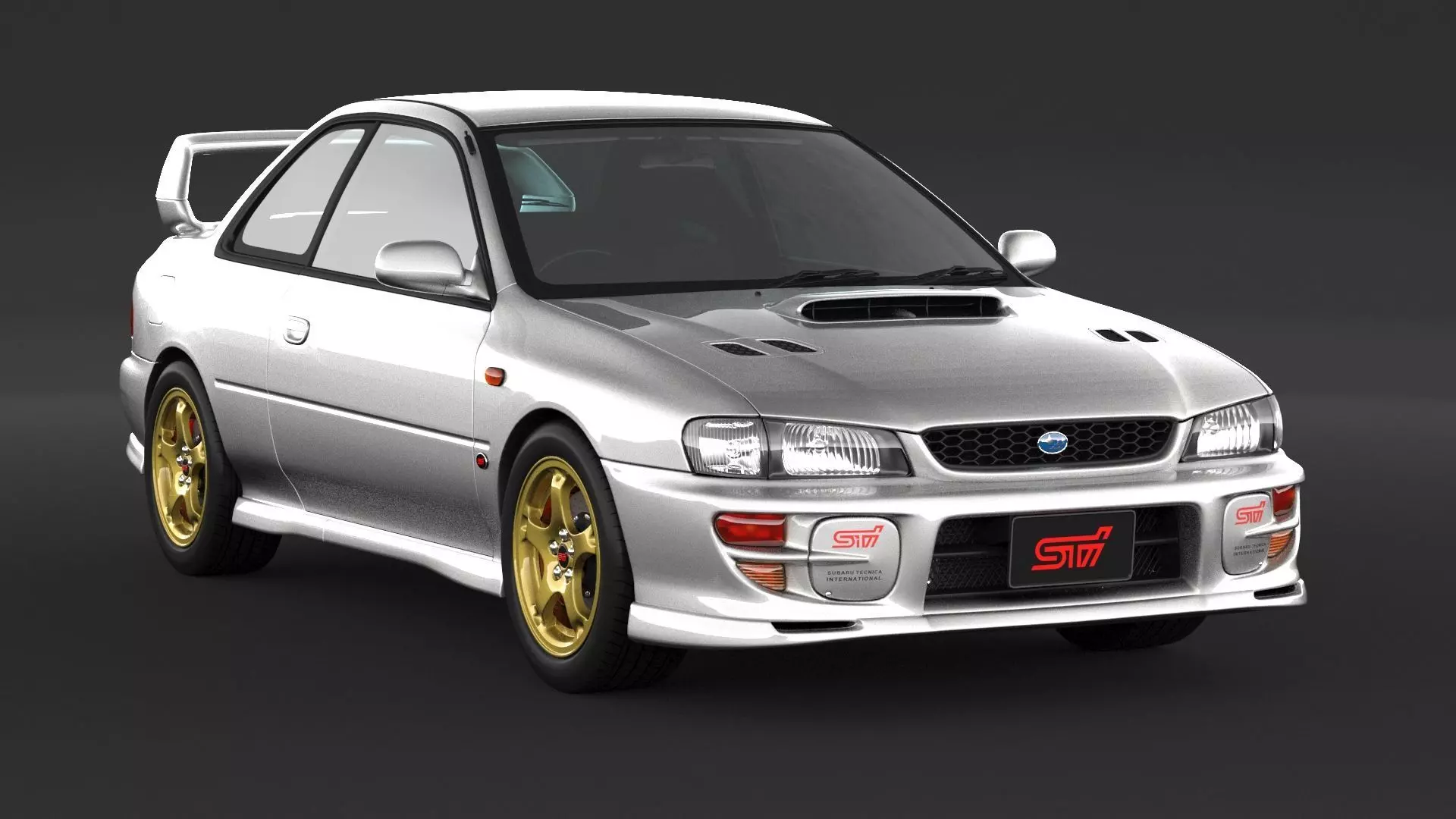 Subaru Impreza WRX STI 3D model_2
