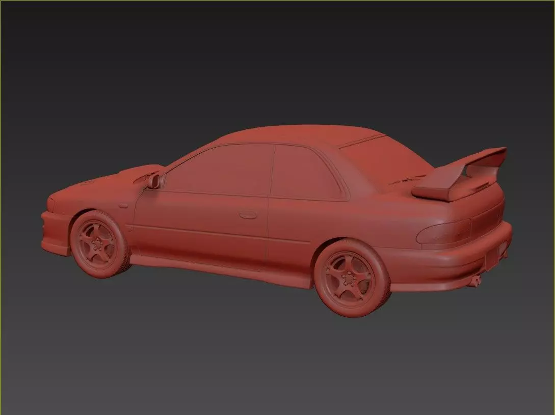 Subaru Impreza WRX STI 3D model_14
