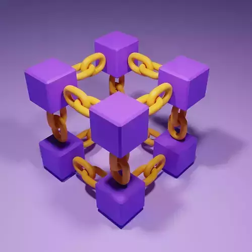 3d Blockchain  3D model