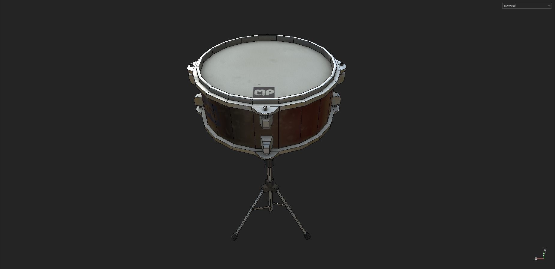 Low Poly Instruments 3D model Music Instruments Pack 1 VR / AR / low-poly | CGTrader