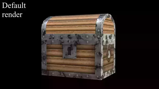 Pirate Wood Treasure Chest