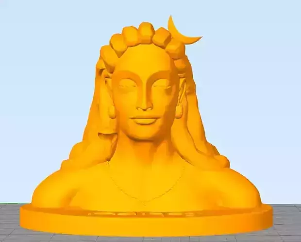 Adiyogi bust of lord shiva