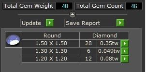 Diamond Hidden Earring 1 3D print model_7