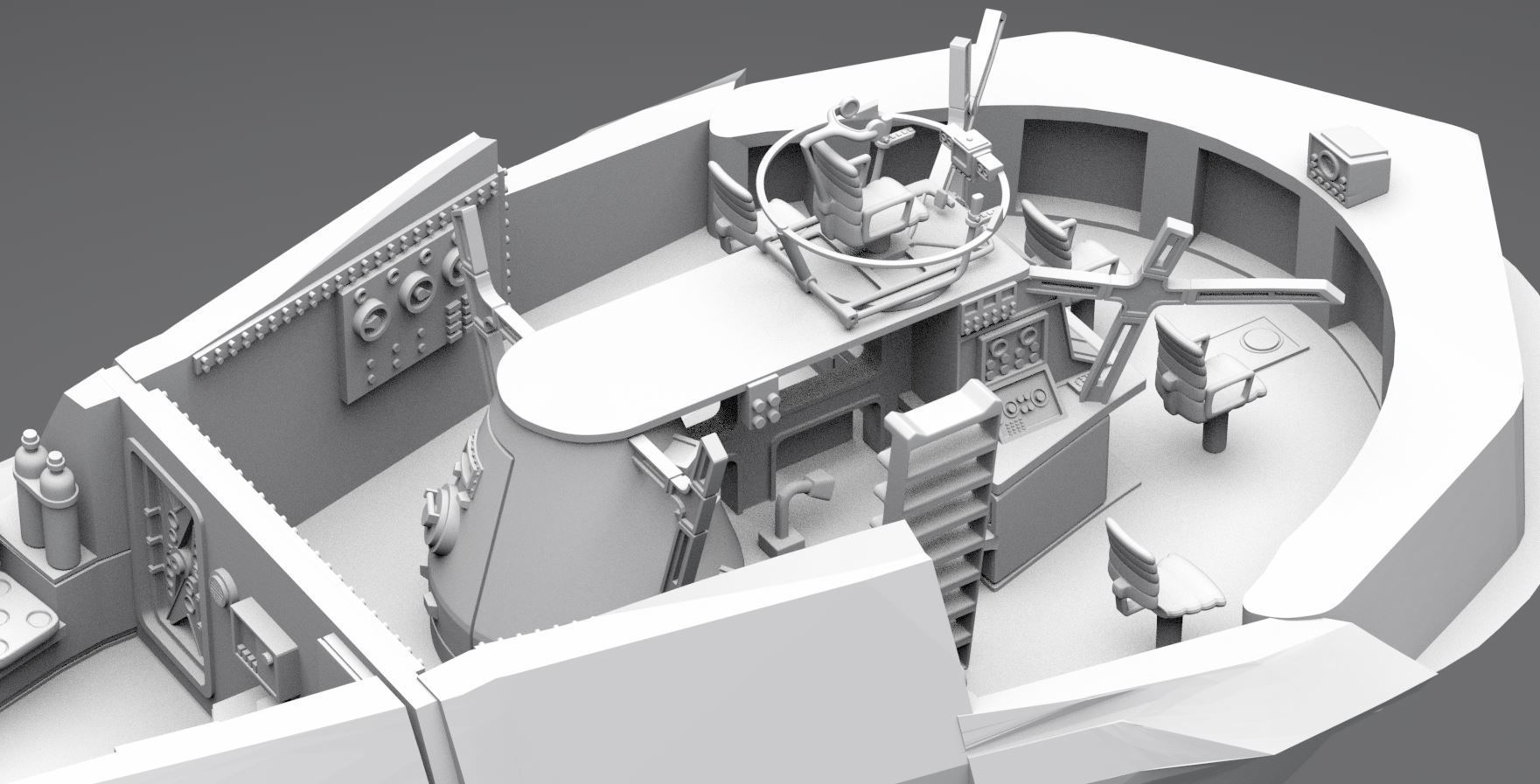 Proteus Scale model 3D print model_1
