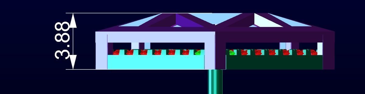 Hidden Diamond earrings 2 3D print model_3