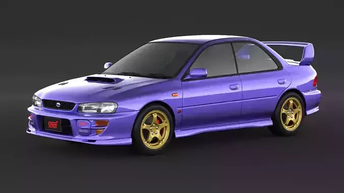Subaru Impreza WRX STI 3D model