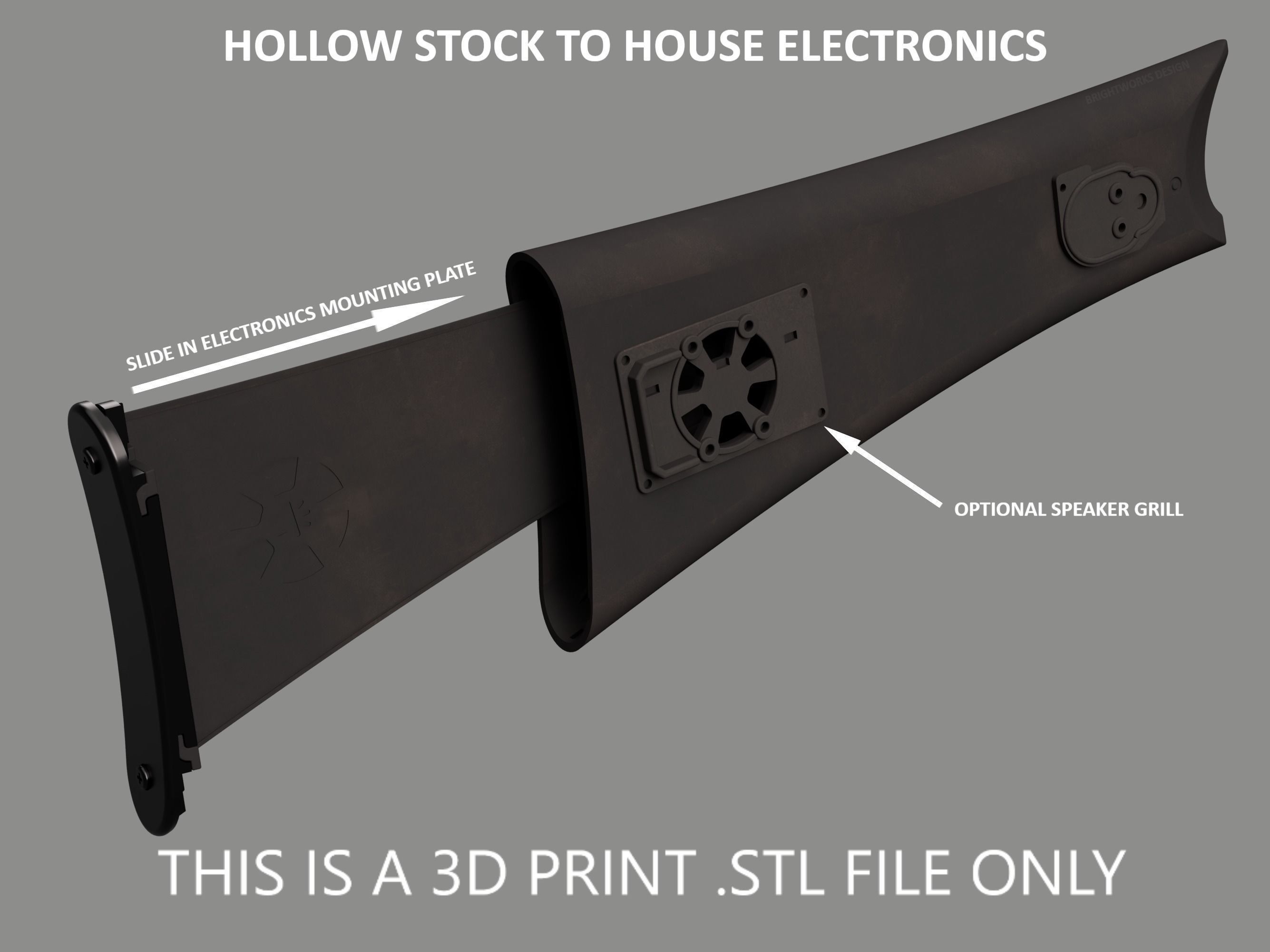 Boba Fett EE-3 Blaster Carbine - ROTJ Version - 3D Print File 3D print model_3