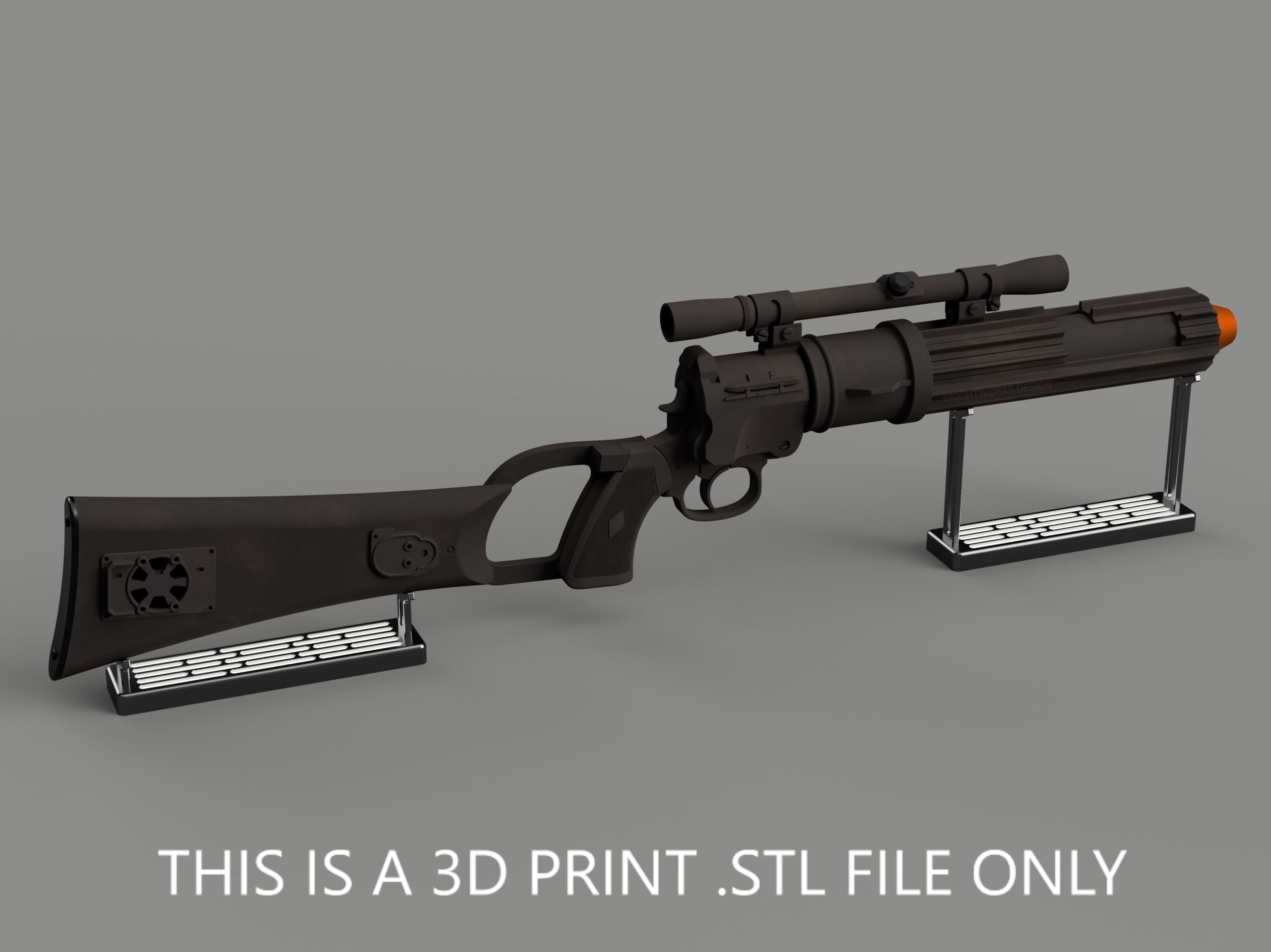 Boba Fett EE-3 Blaster Carbine - ROTJ Version - 3D Print File 3D print model_2