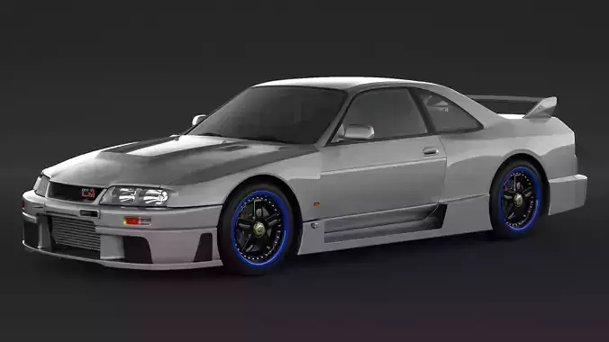 Nissan Skyline GT-R LM R33 3D model