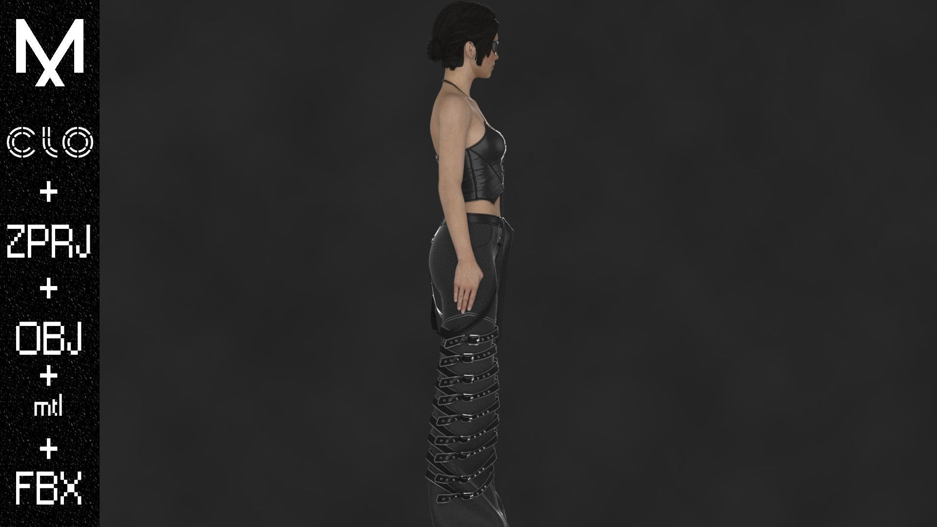 FEMALE OUTFIT OBJ mtl FBX ZPRJ 3D model_8