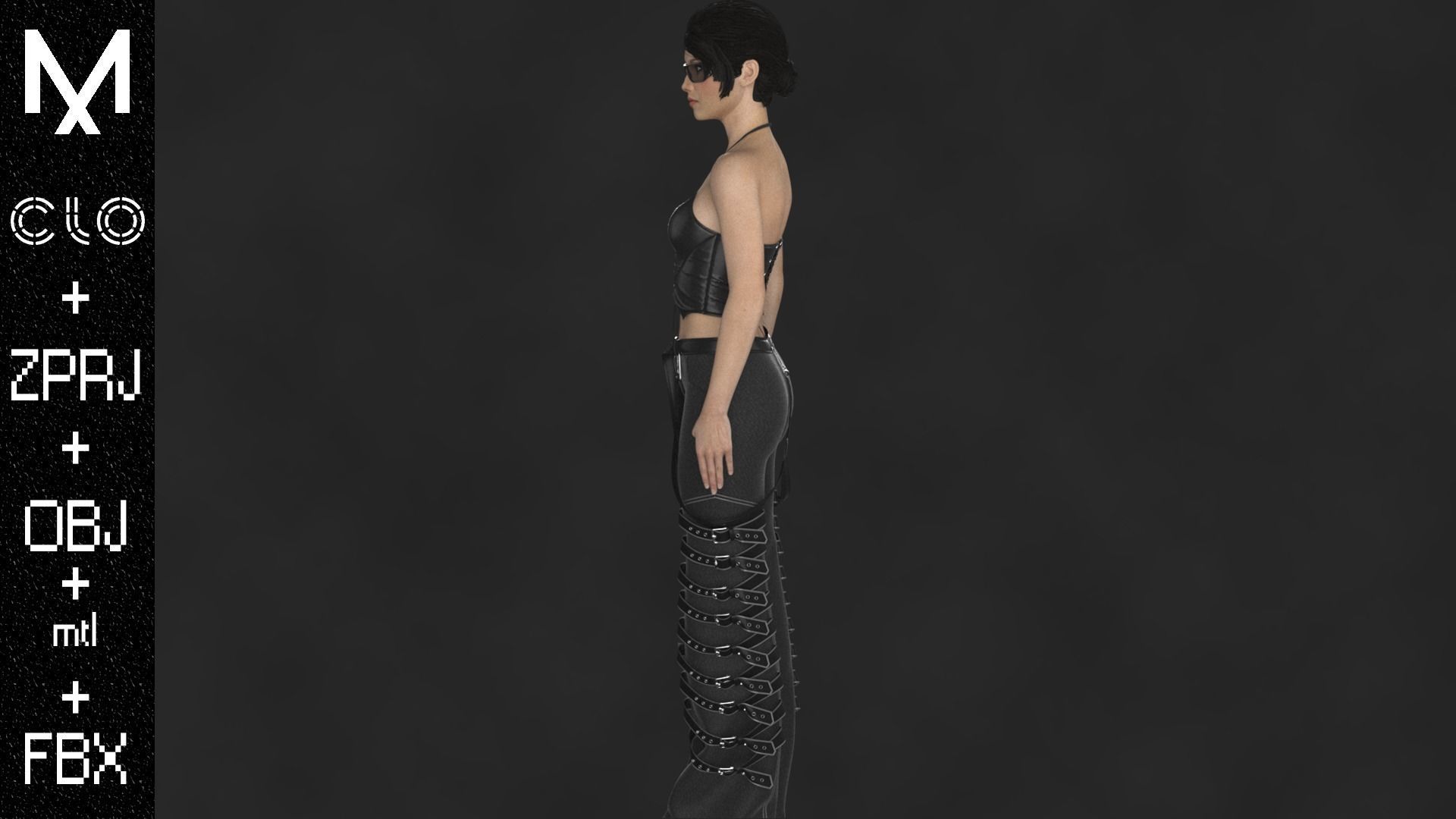 FEMALE OUTFIT OBJ mtl FBX ZPRJ 3D model_6