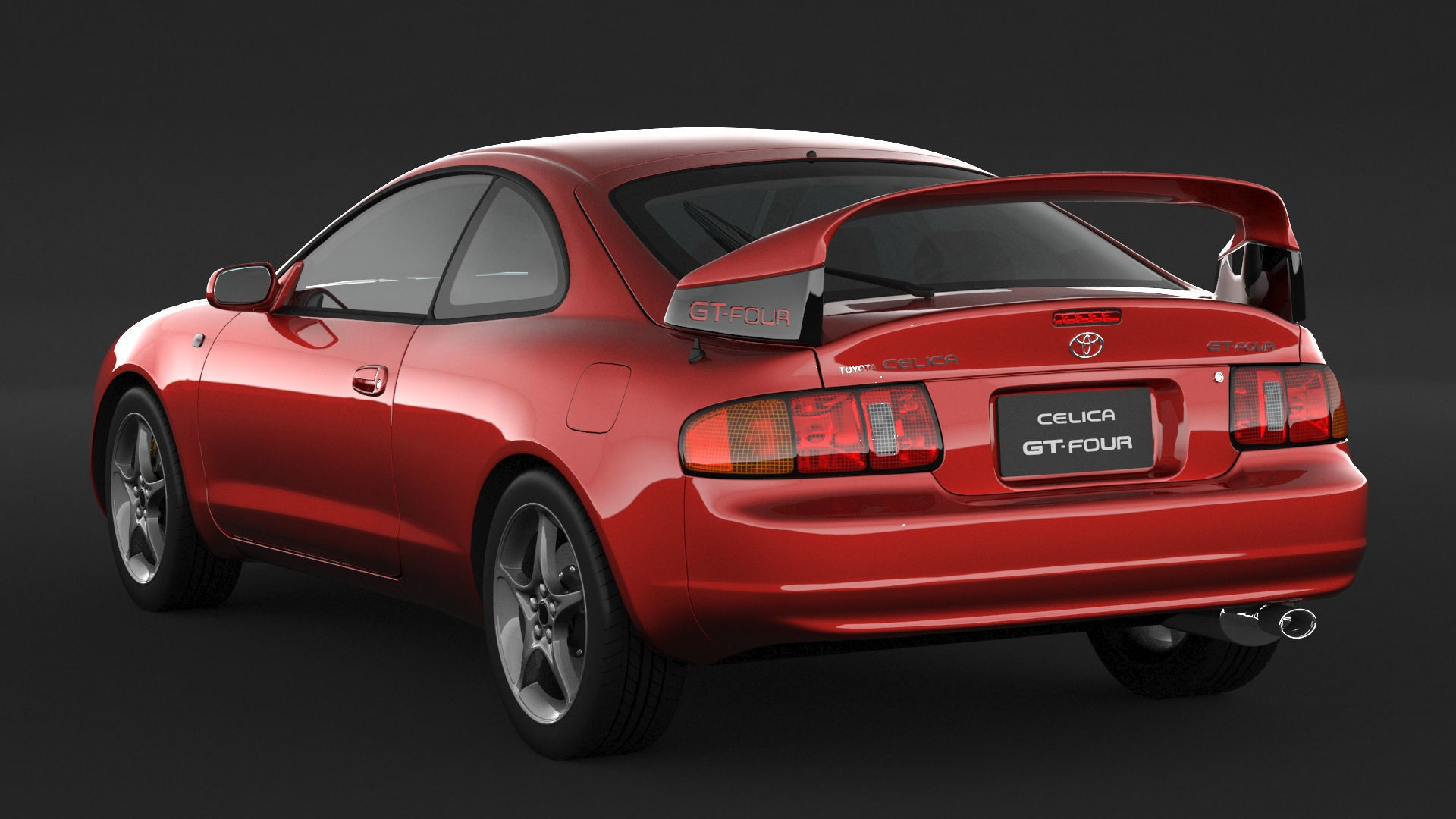 Toyota Celica GT-FOUR 3D model_3