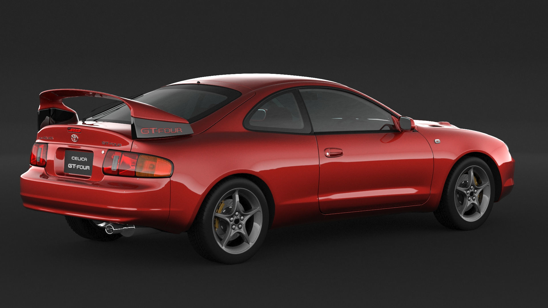 Toyota Celica GT-FOUR 3D model_1