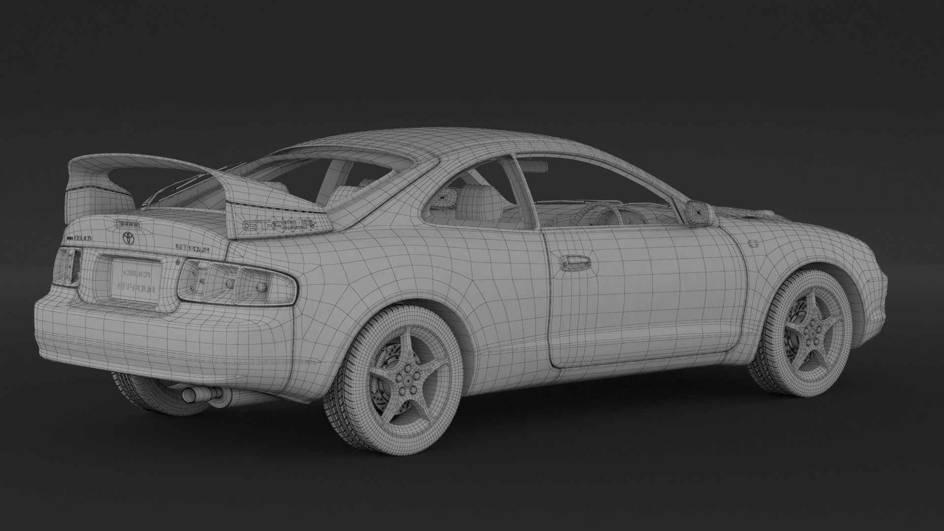 Toyota Celica GT-FOUR 3D model_8