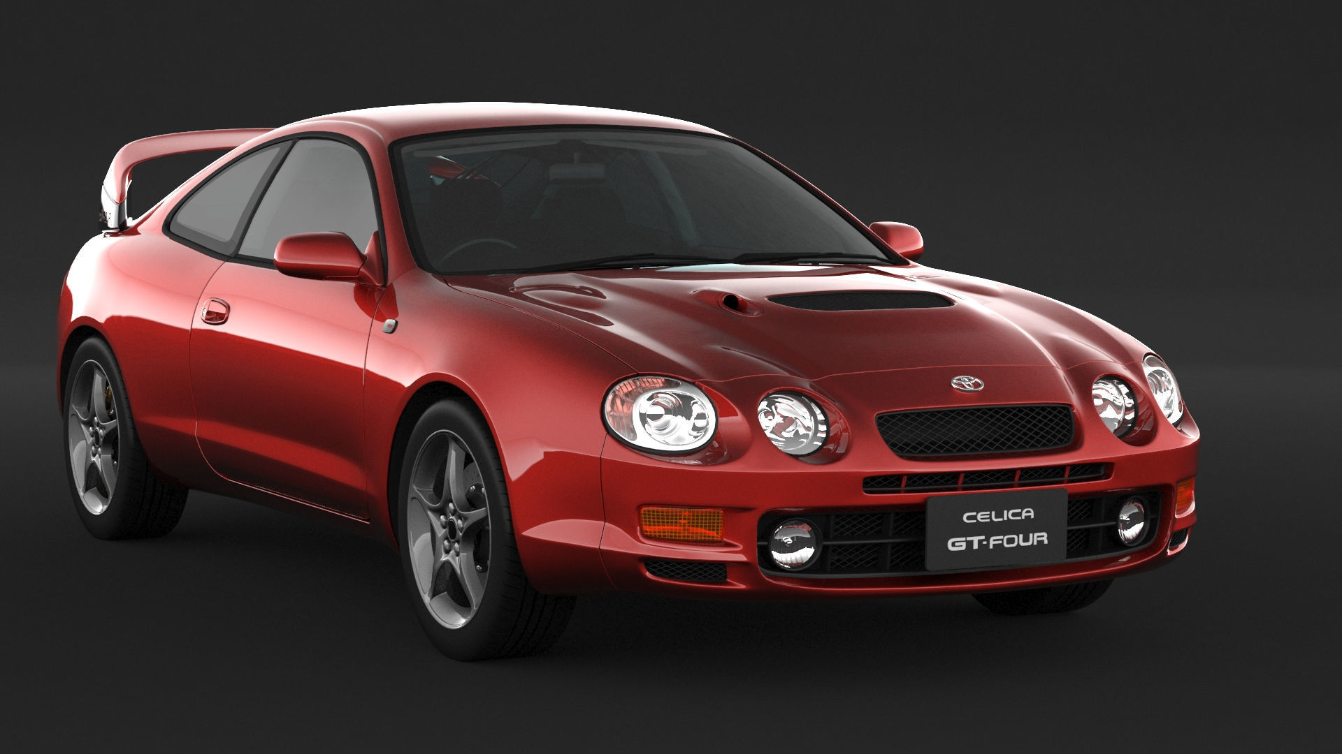 Toyota Celica GT-FOUR 3D model_2