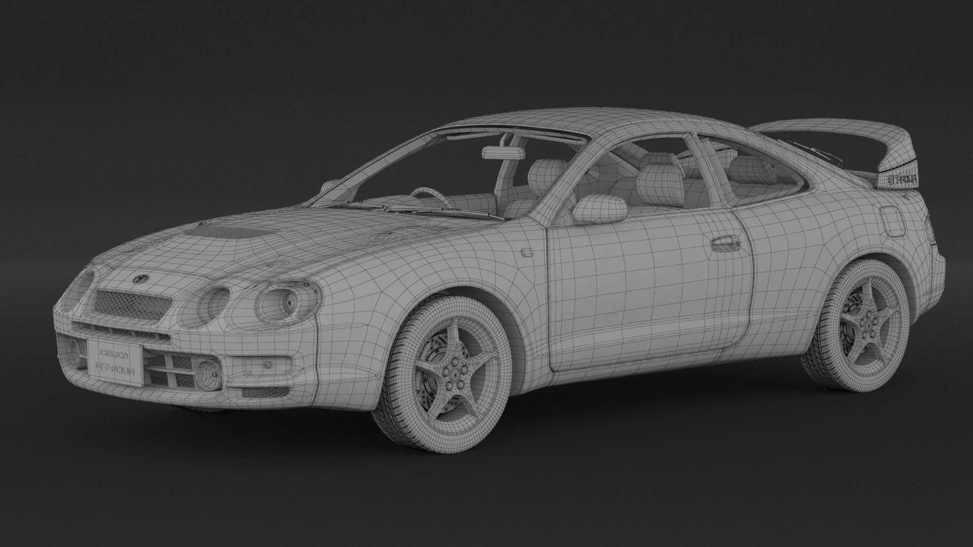 Toyota Celica GT-FOUR 3D model_7