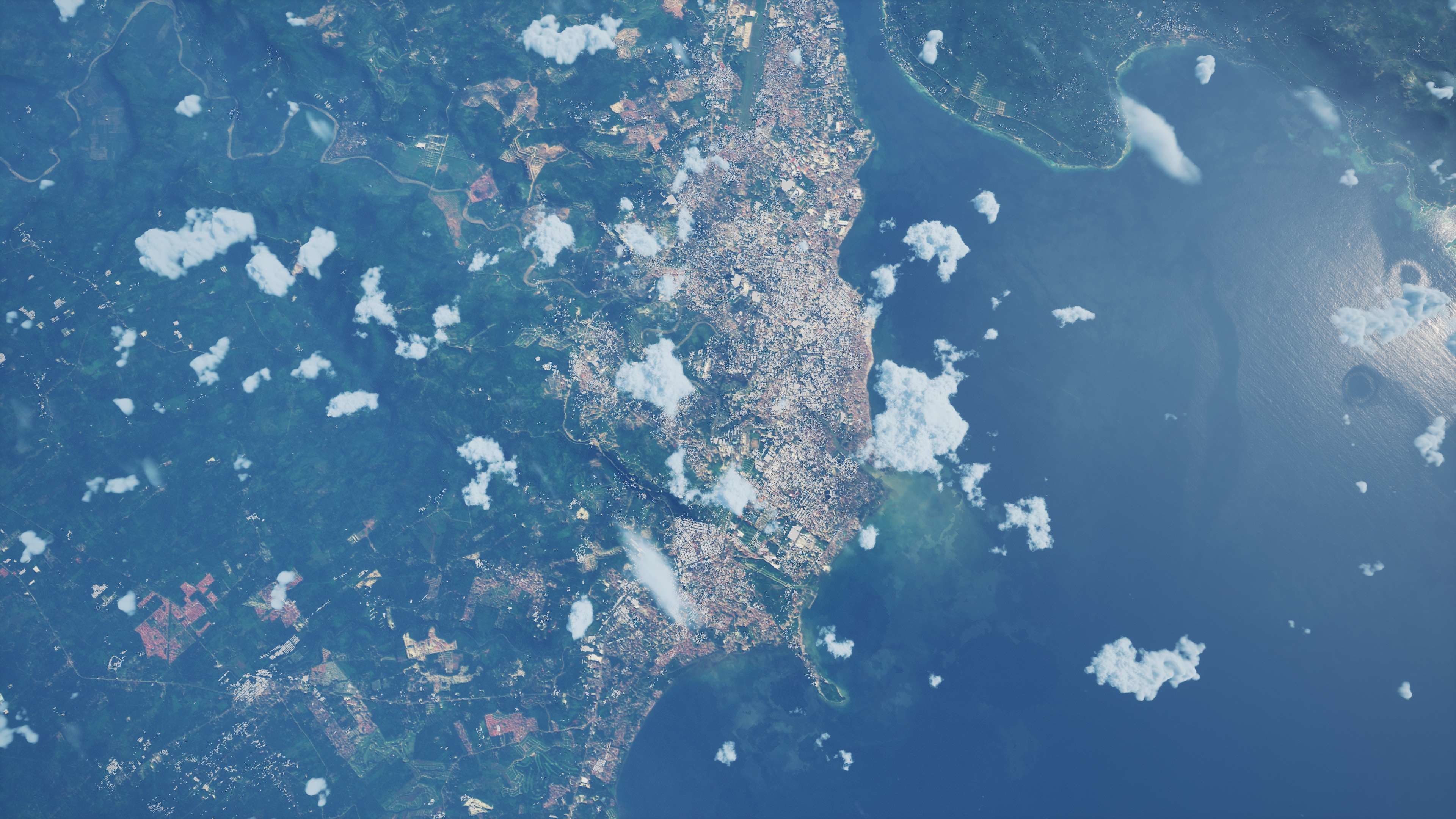 Davao Philippines City Landscape 3D Model 3D model_11