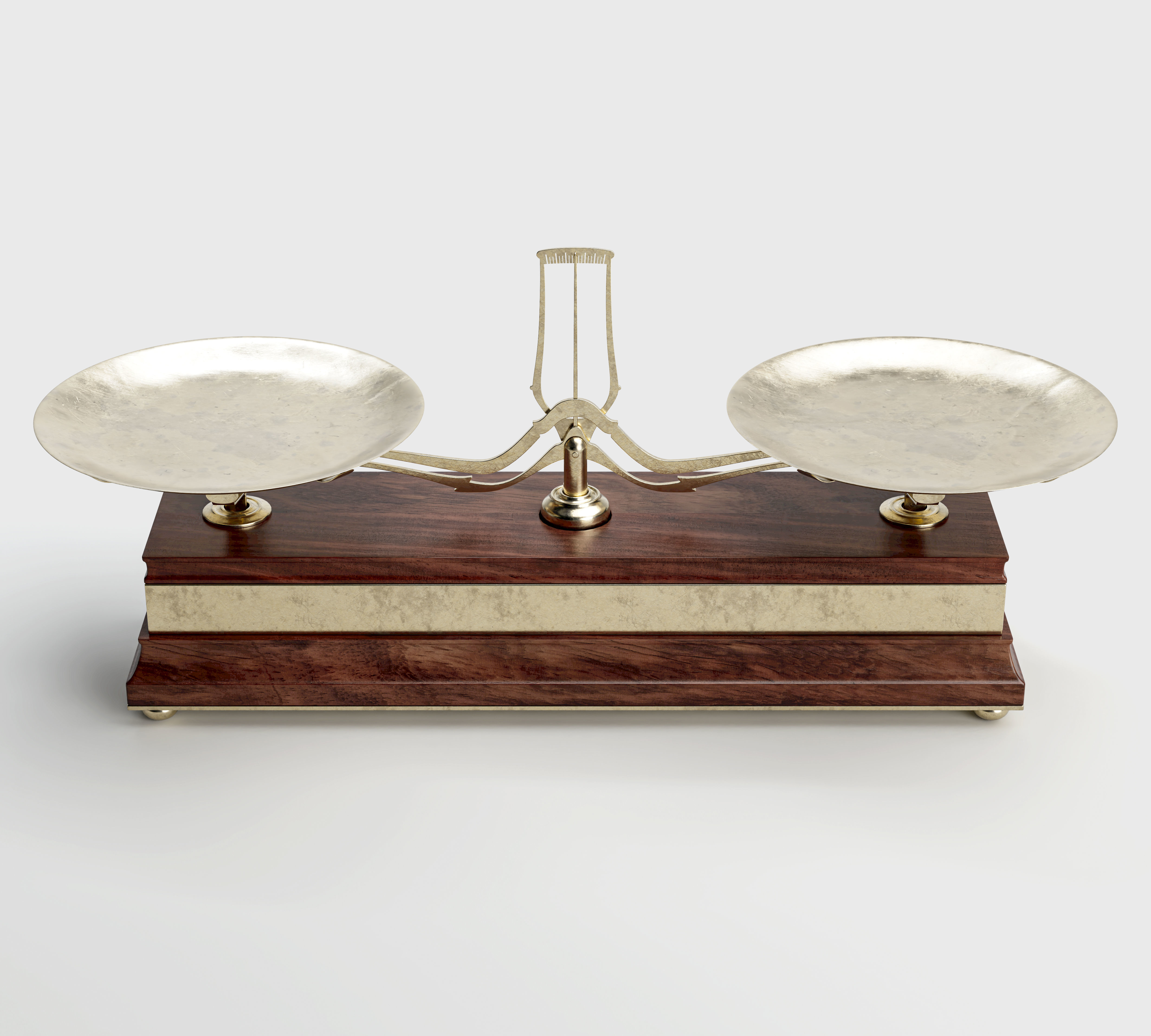 Vintage Balance Scale 3D model_6