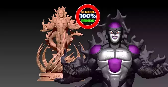 BLACK FRIEZA - DRAGONBALL - 3D PRINT MODEL