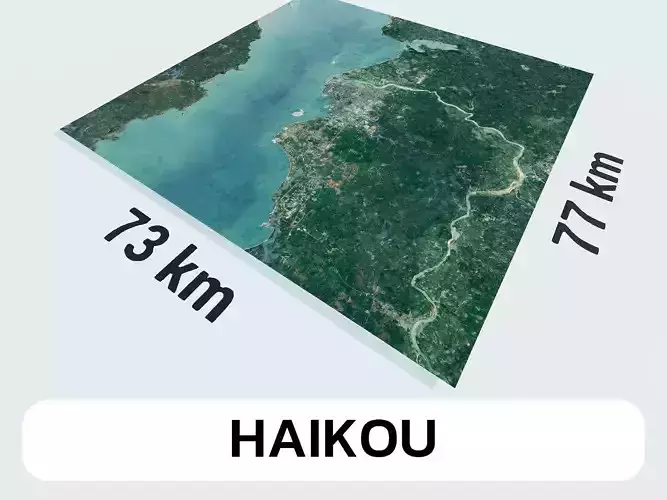 Haikou China City Landscape 3D Model