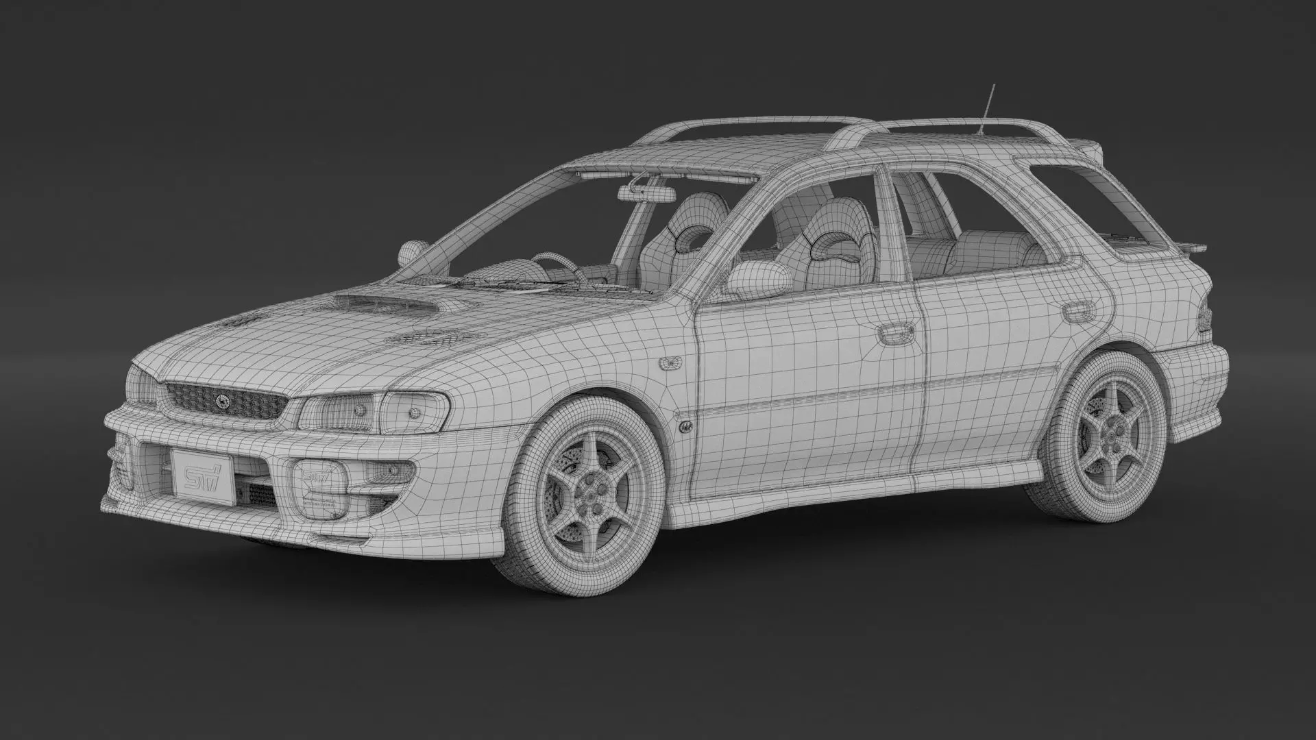 Subaru Impreza WRX STI 3D model_7