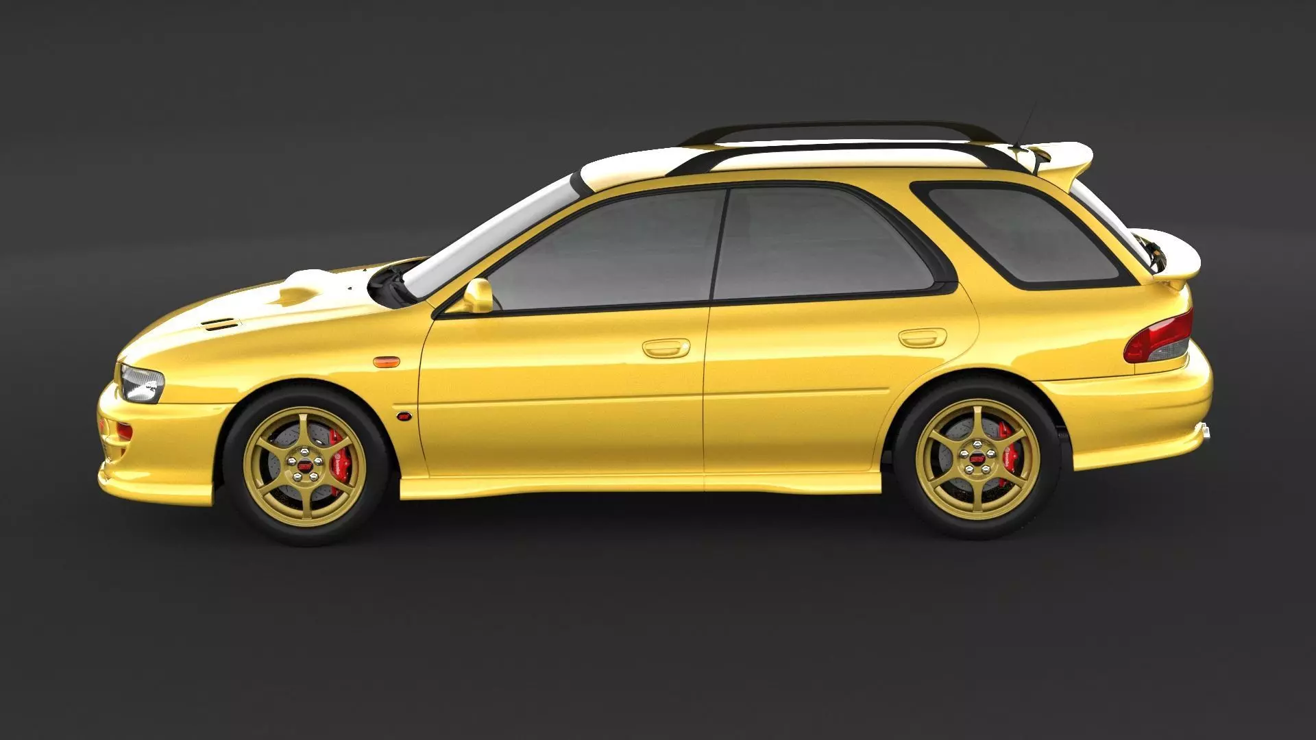 Subaru Impreza WRX STI 3D model_4