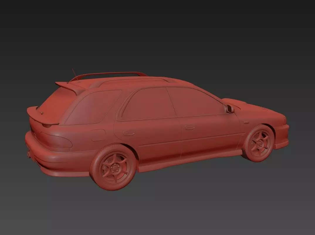 Subaru Impreza WRX STI 3D model_14
