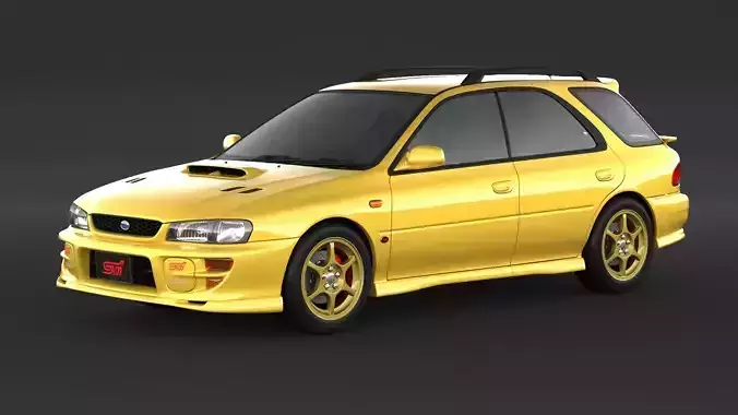 Subaru Impreza WRX STI 3D model