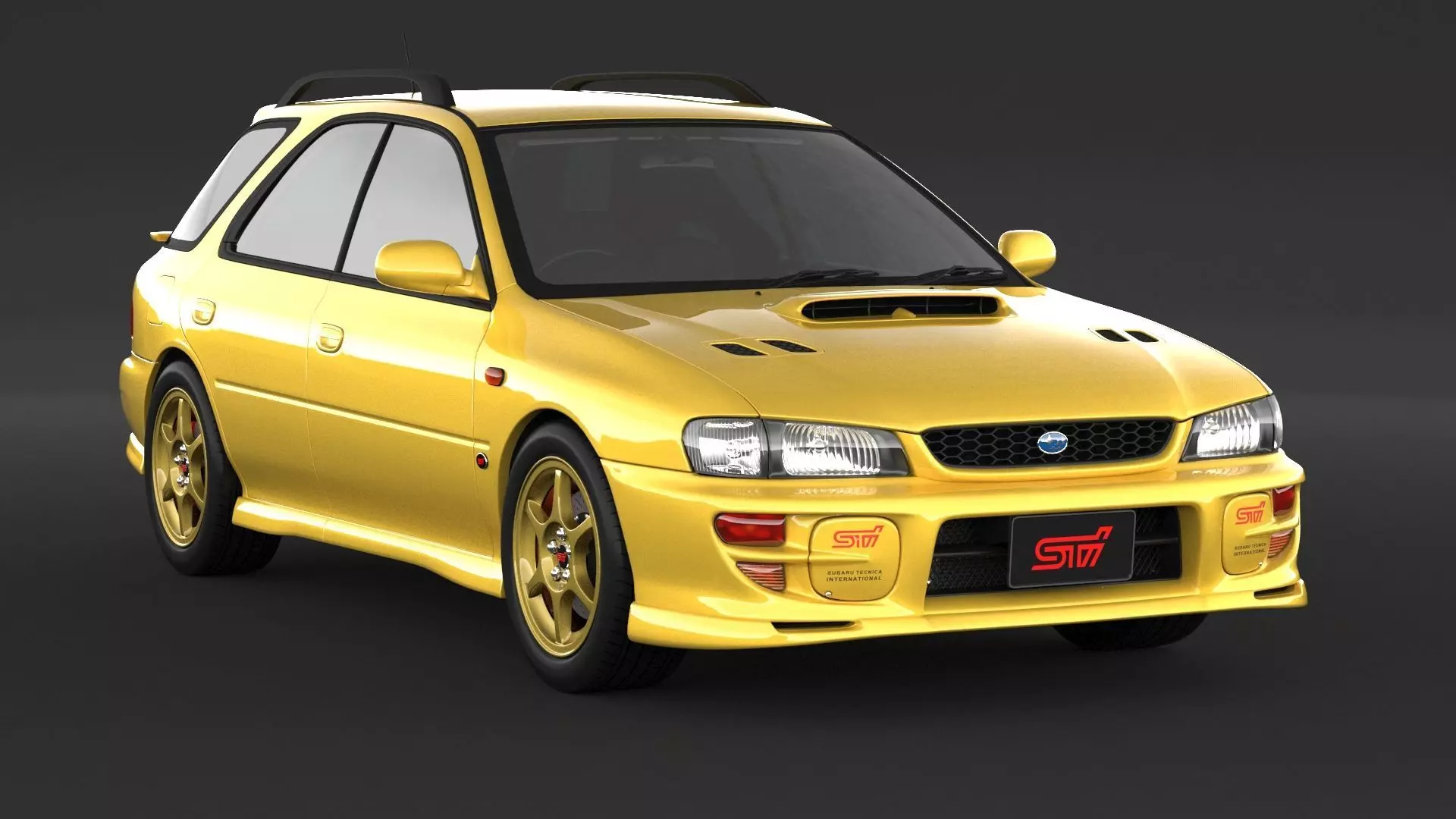 Subaru Impreza WRX STI 3D model_2