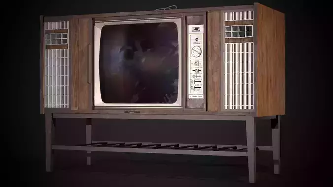 Retro TV - Game Ready Asset