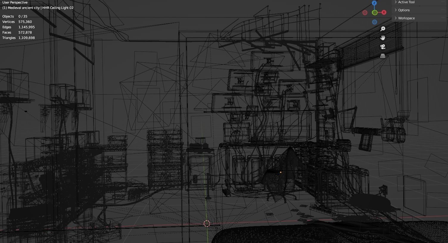 Hacker computer bedroom 3D model_3