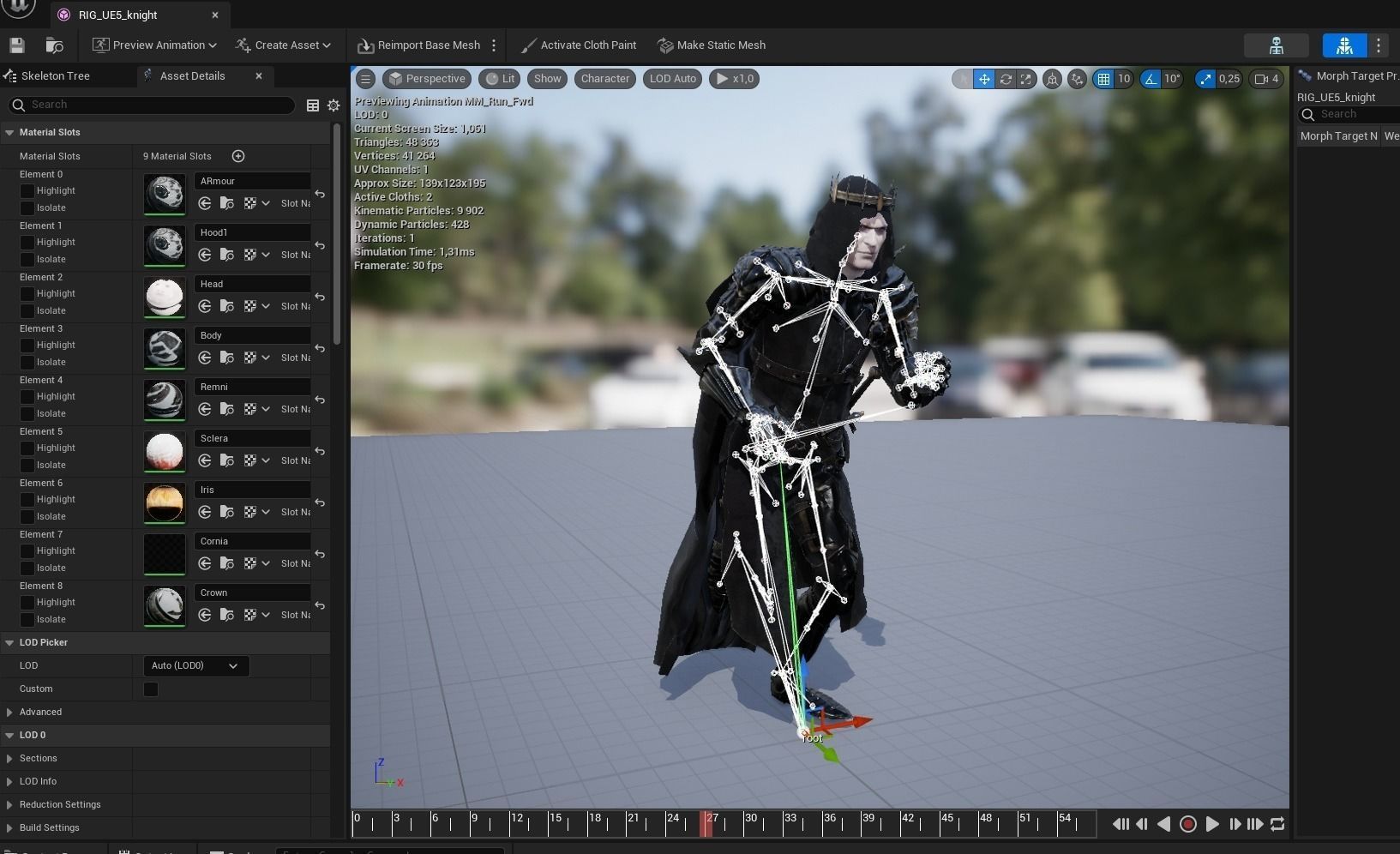 Dark Age Knight - Game ready Low-poly 3D model_13