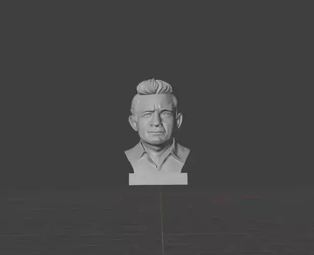 Johnny Cash 3D print model