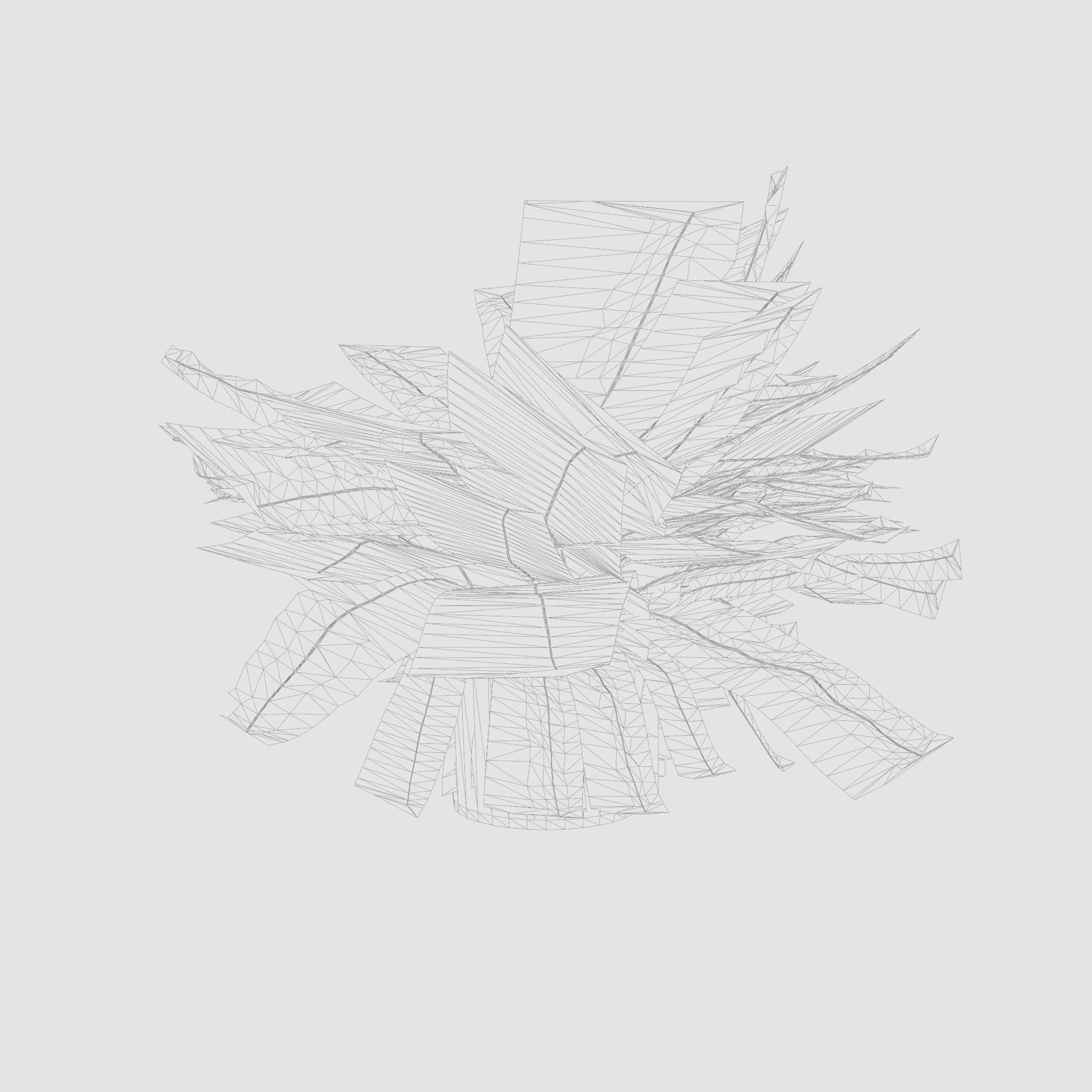 Green Lady Nephrolepis Houseplant 3D Model Low-poly 3D model_6